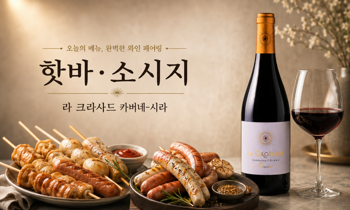 핫바와 라 크라사드 카버네-시라 와인 페어링